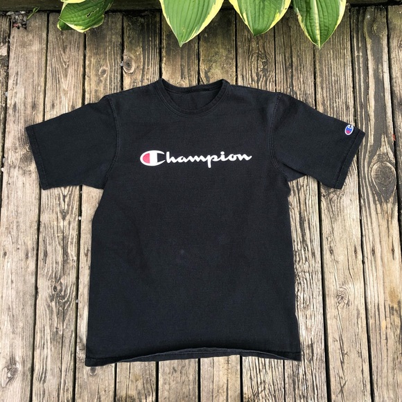 Champion black t shirt - Picture 1 of 5